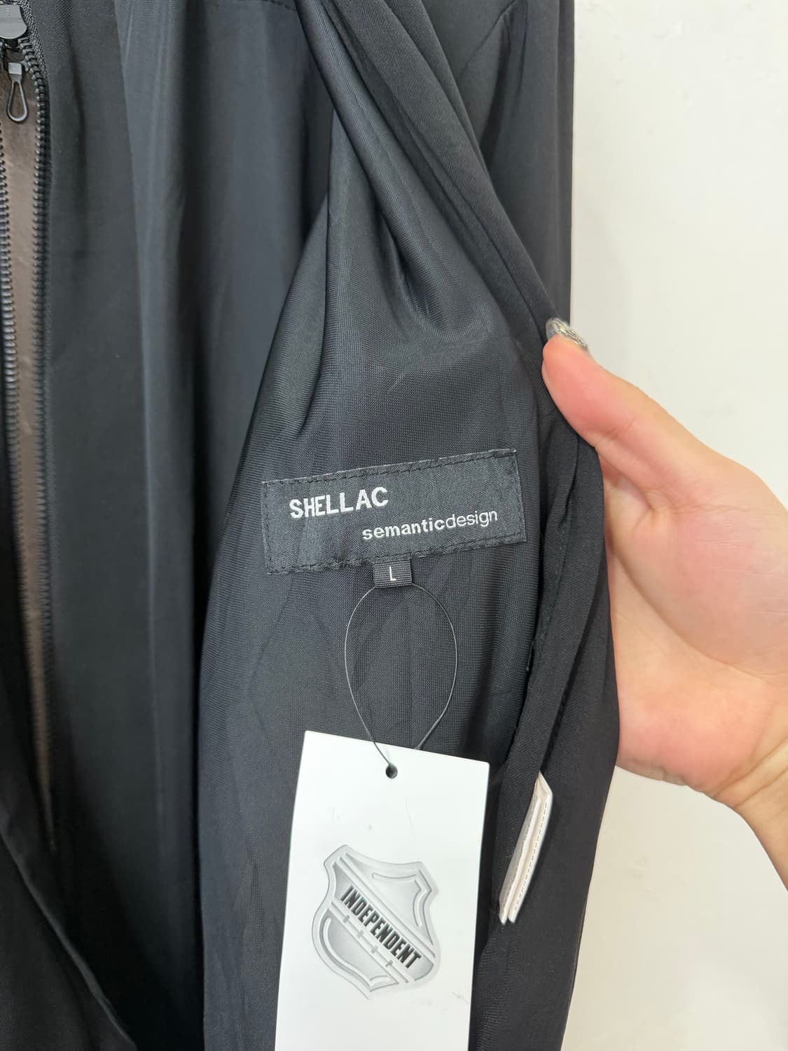 SHELLAC x semanticdesign 절개 코트 상품이미지5