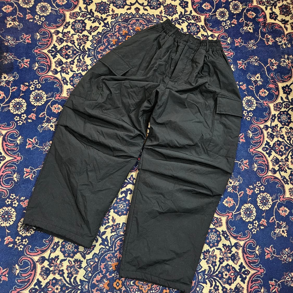 플레르(Fleur) 와이드 핀턱 카고 패딩팬츠 Free(공용) 상품이미지1