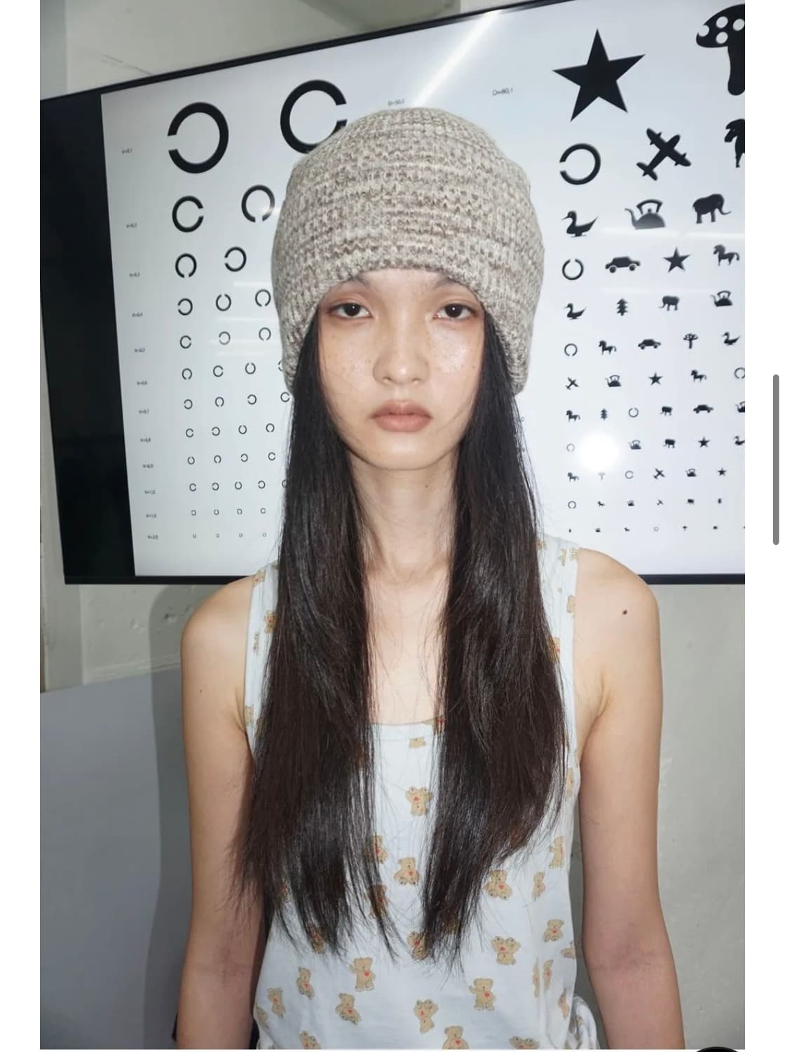 스컬프터 코지 이어플랩 비니 멀티 브라운 상품이미지1