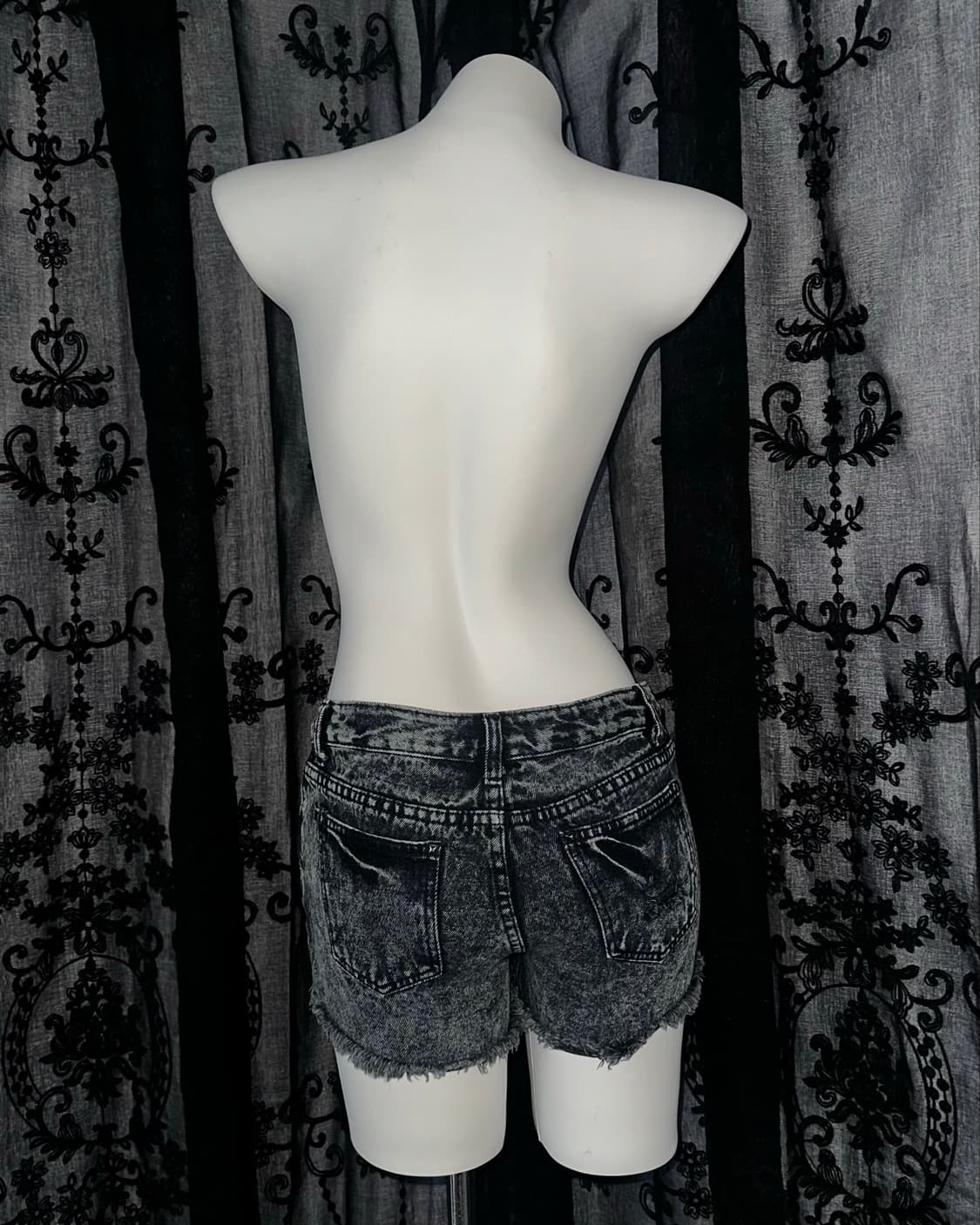 washed jean shorts 상품이미지3