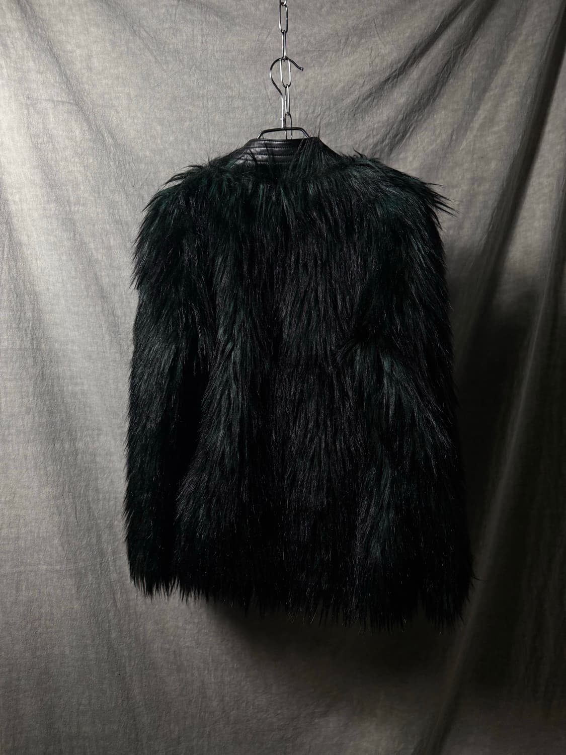 Balmain x H&M Fur Leather Jacket 상품이미지4