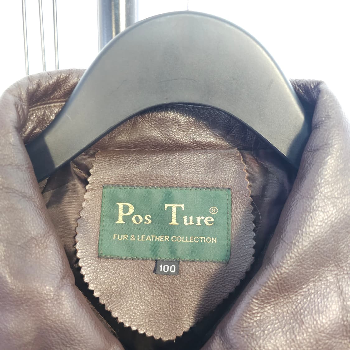 POS TURE 빈티지 소가죽 자켓 L 상품이미지4