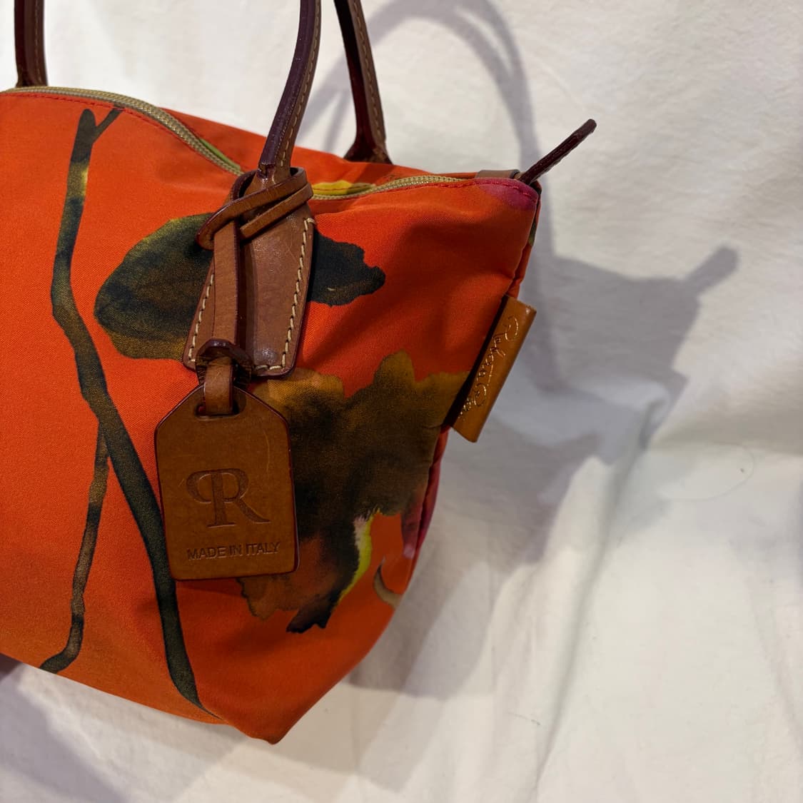 로베르타 피에리 오렌지 플라워 토트백 가방 상품이미지5