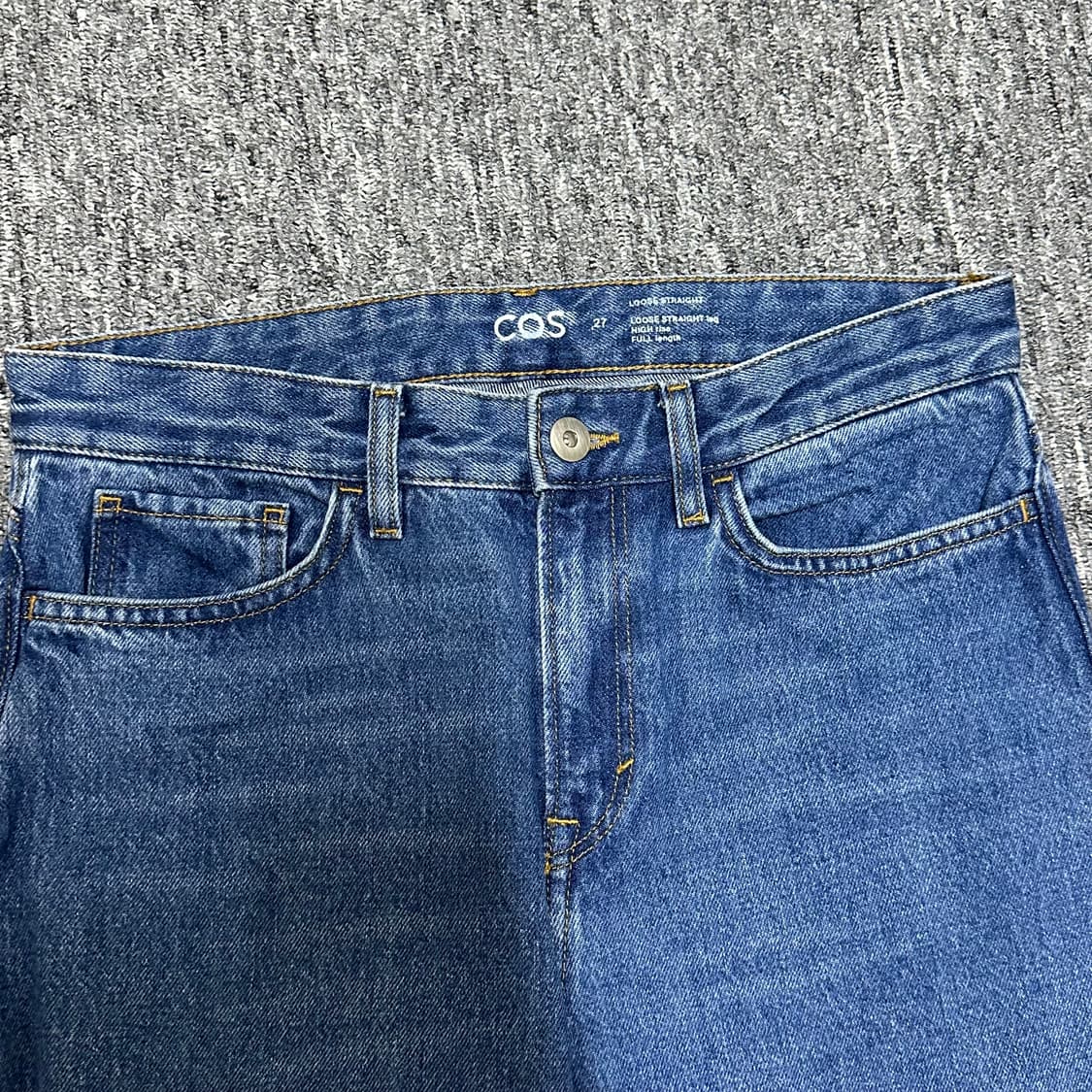 Cos 코스 청바지 스트레이트 레그 루즈 핏 엑스트라 롱 진 상품이미지4