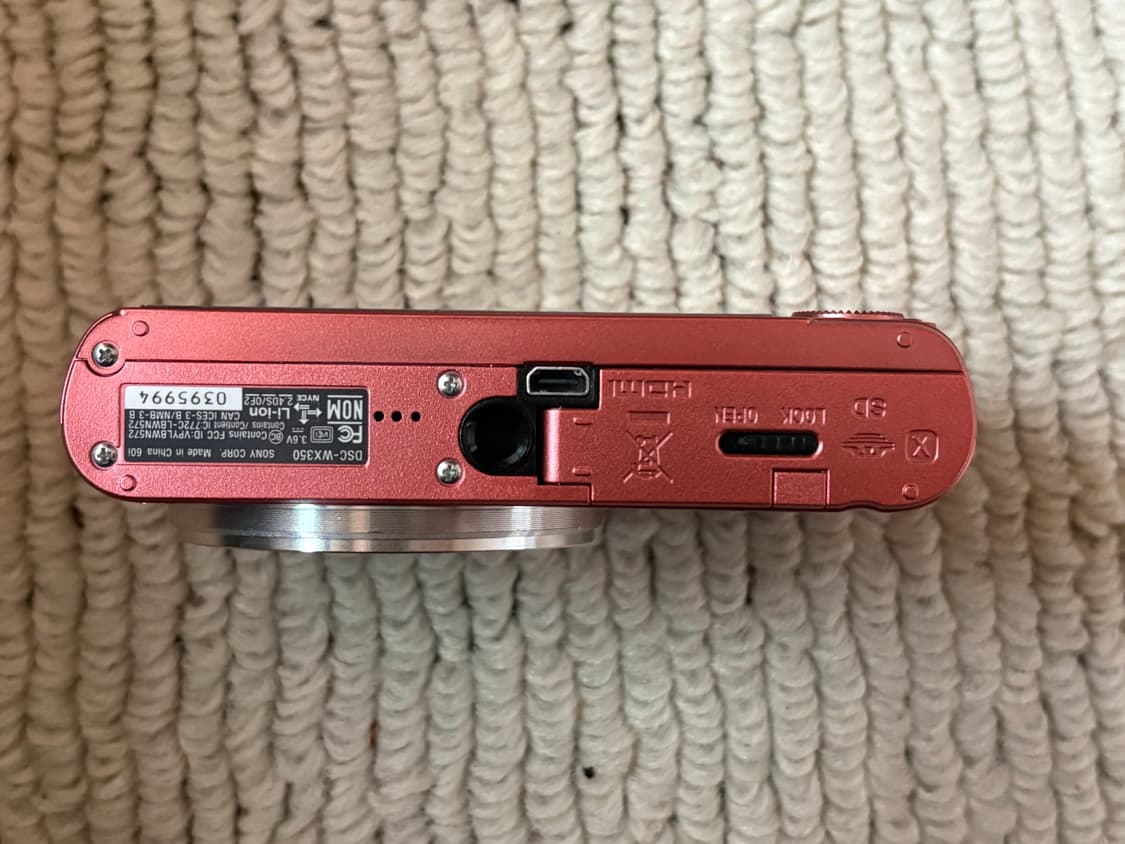 [급전/가격동결] (희귀/경량) 소니 사이버샷 wx350 핑크 상품이미지5