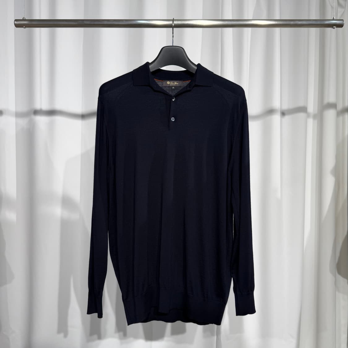 (56) 로로피아나 버진 울 카라 니트   상품이미지1