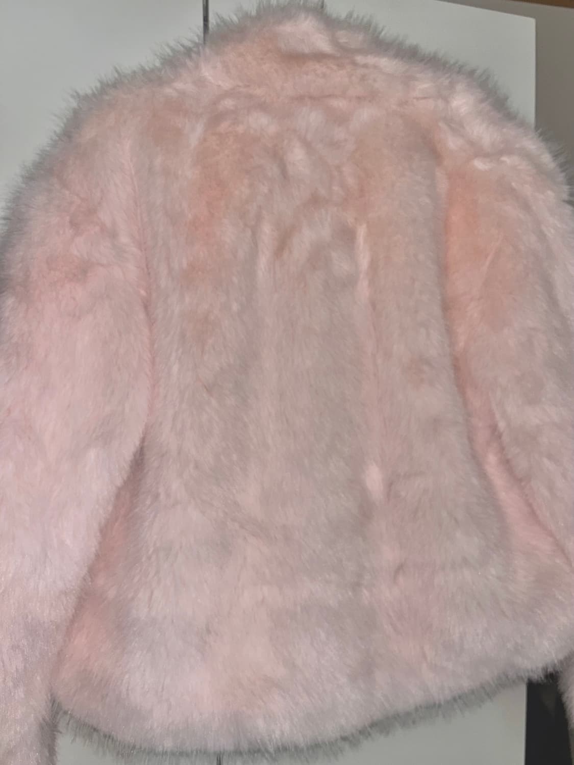 딸기우유 핑크 퍼자켓 갸루 상품이미지3