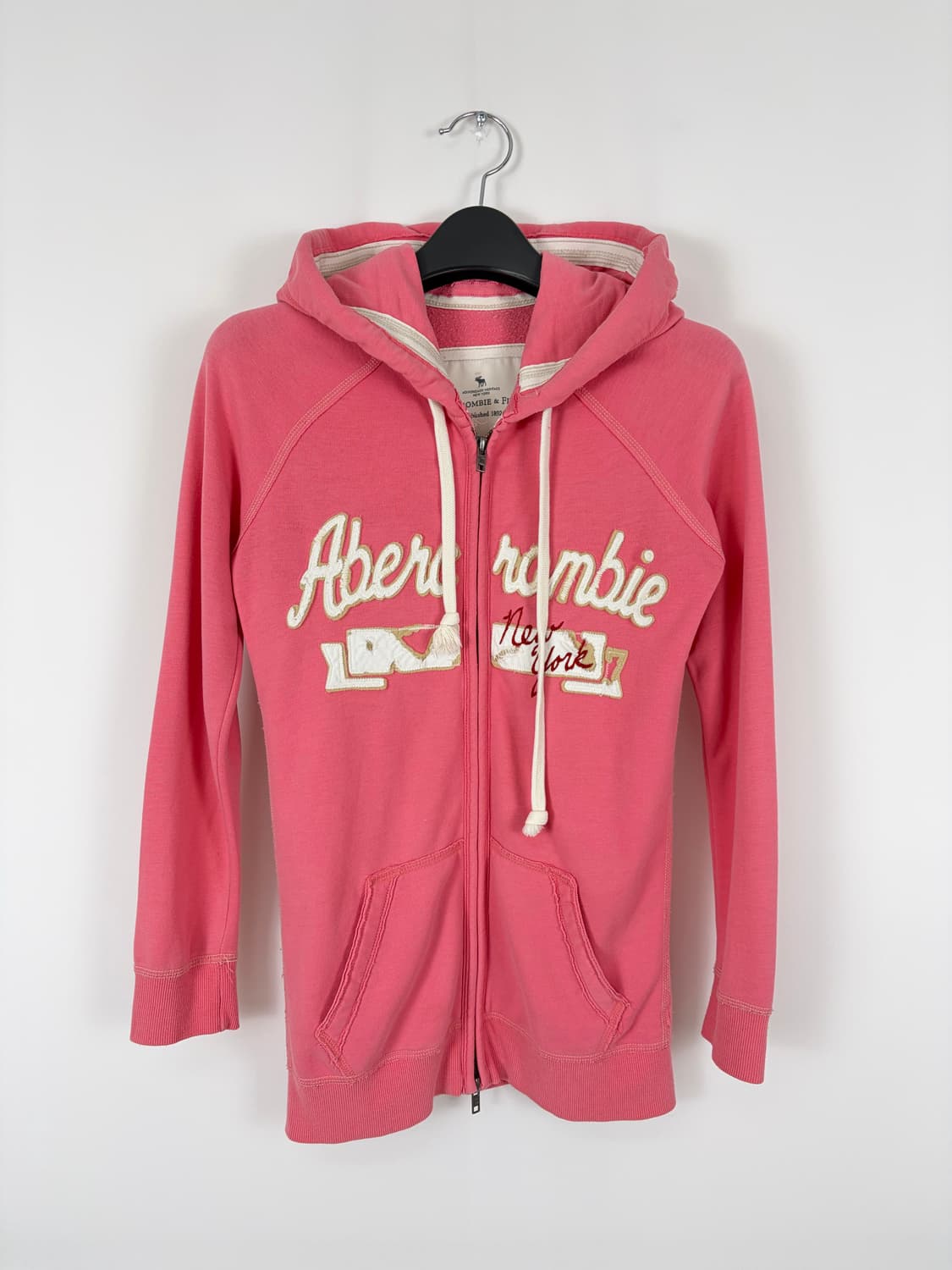 a175) 아베크롬비 연분홍 후드집업 상품이미지1