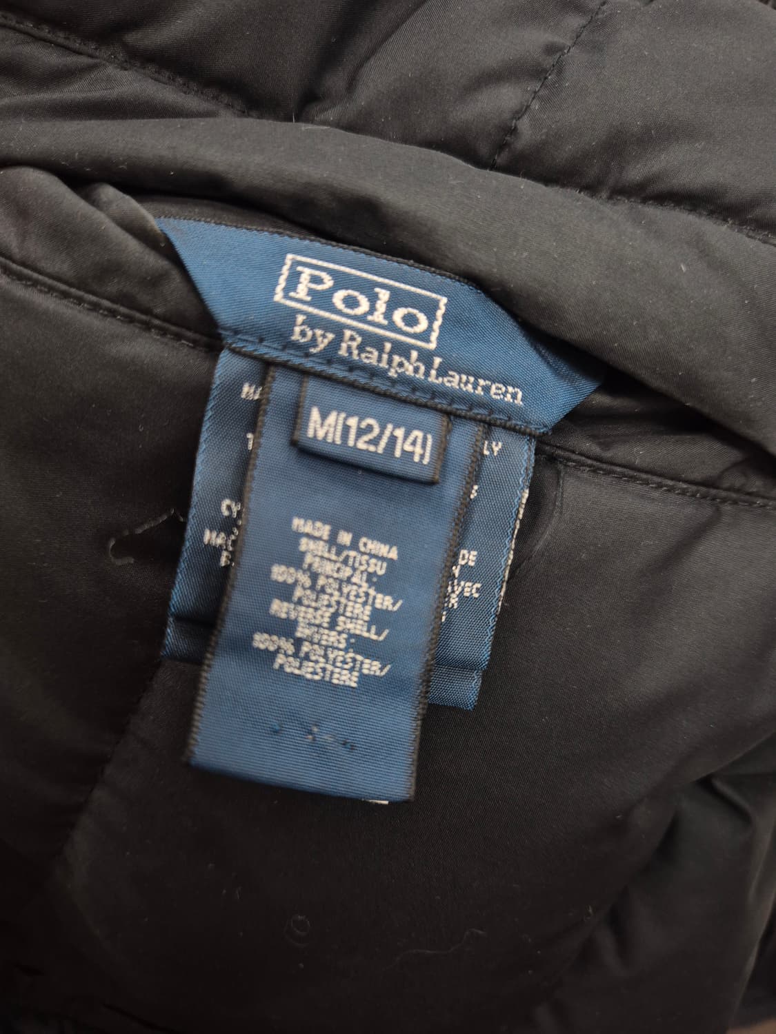 폴로 양면 블랙 패딩 조끼 / 55(정품) 상품이미지6
