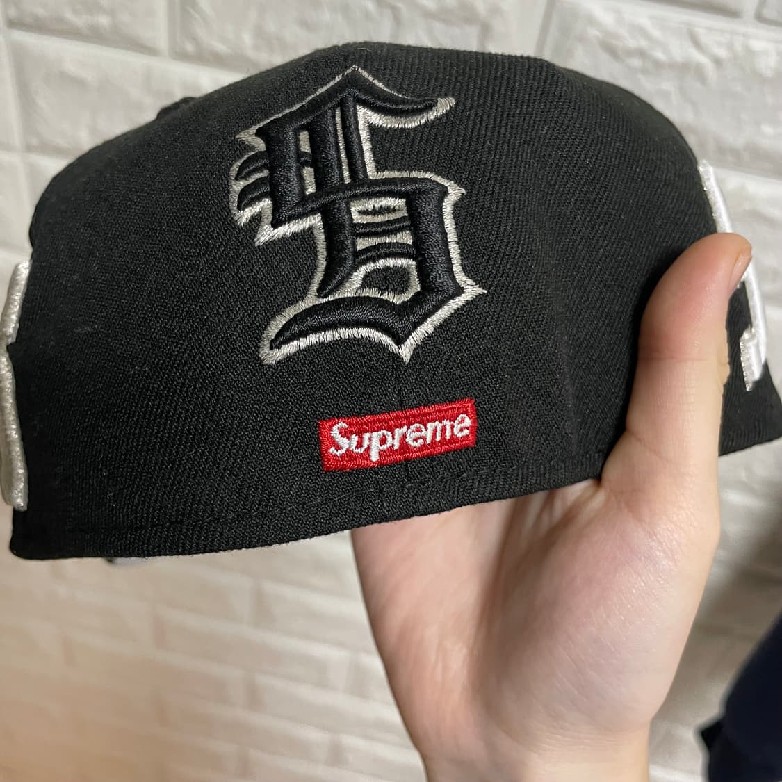 슈프림 멀티 S 로고 뉴에라 블랙 718 상품이미지2