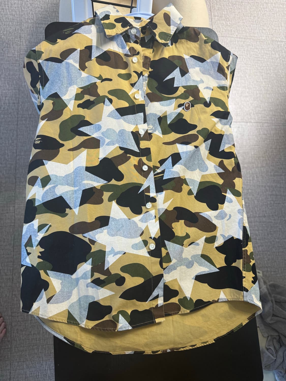 베이프 녹계 스타 셔츠 (정품) 상품이미지1