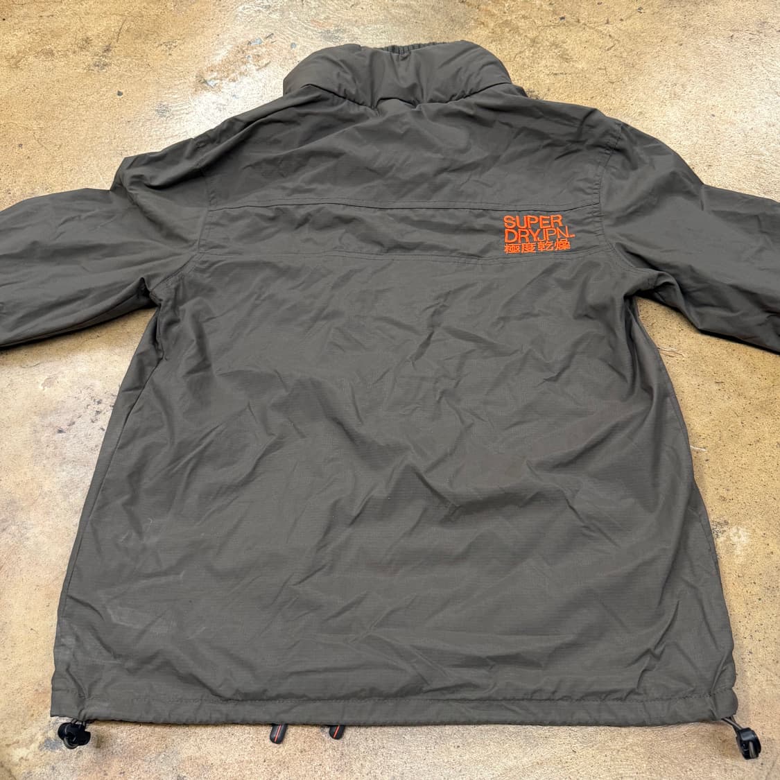 [정품/S] 슈퍼드라이 브라운 컬러 봄버 자켓 b14 상품이미지4