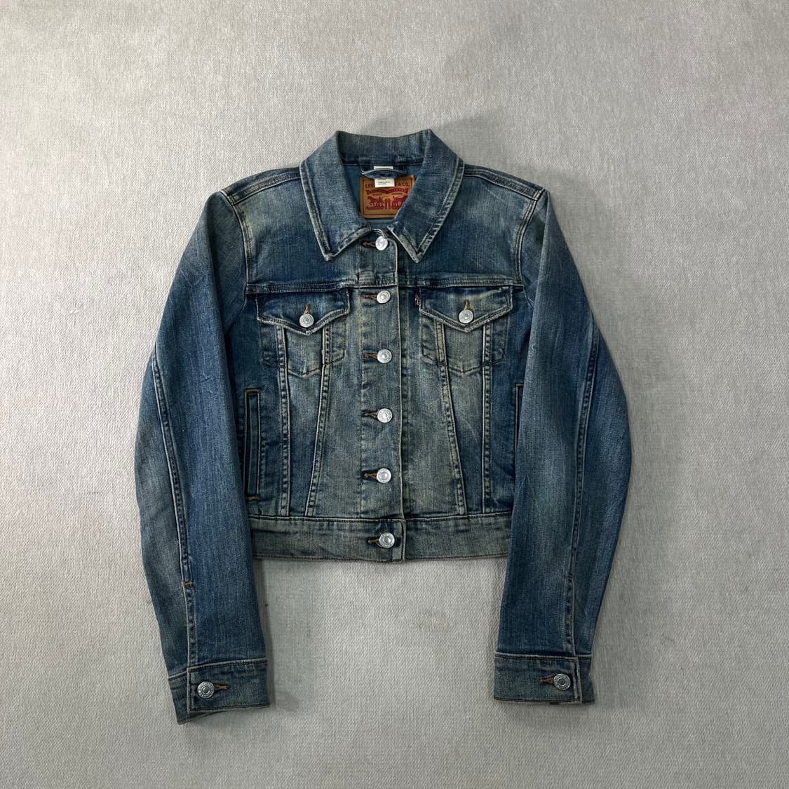 90 리바이스 크롭 데님자켓 상품이미지1