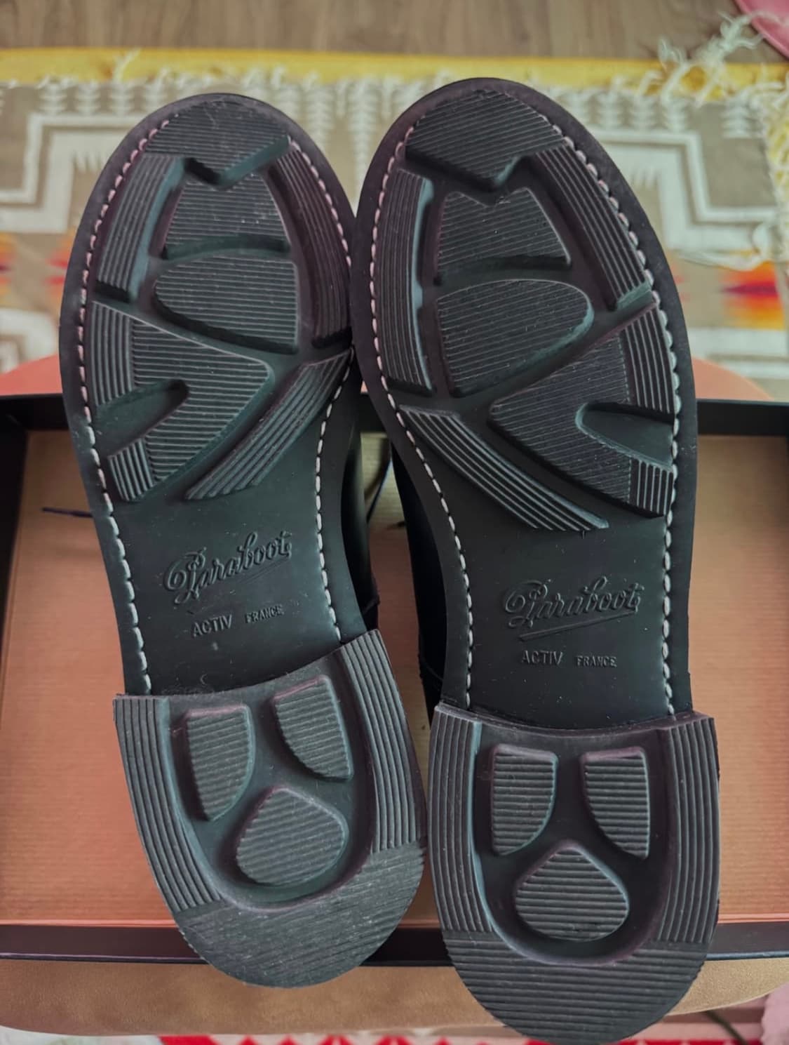 파라부트 샴보드 스웨이드믹스 Noire Lis/Vel Marine 상품이미지4