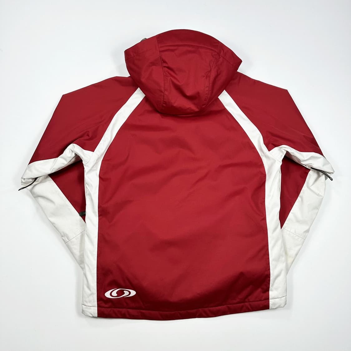 살로몬 레트로 풀오버 레드 투웨이 바람막이 점퍼 (M) 상품이미지3