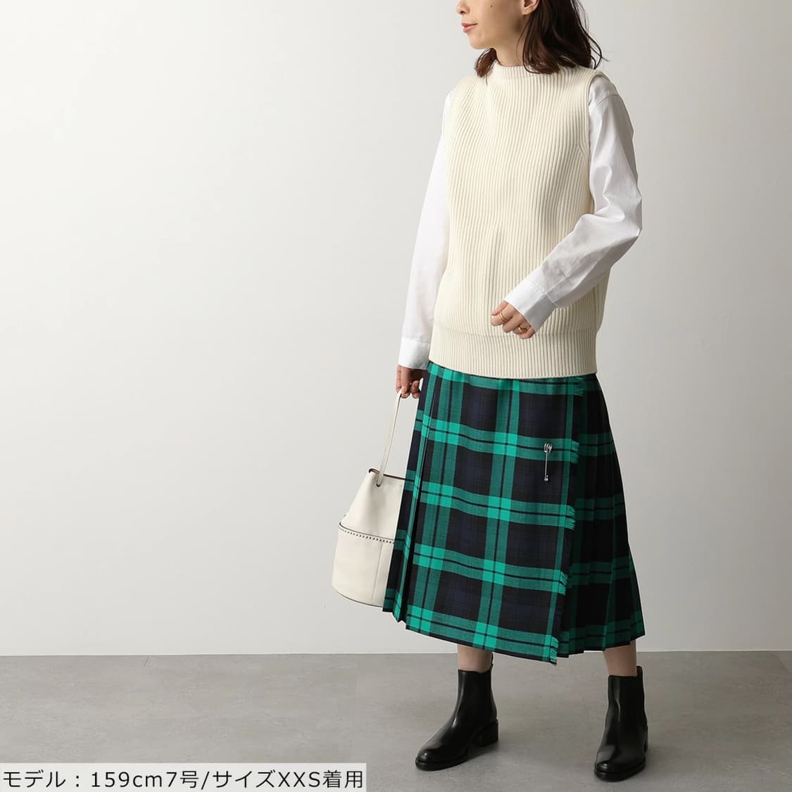 andersen andersen knit vest off-white 상품이미지3