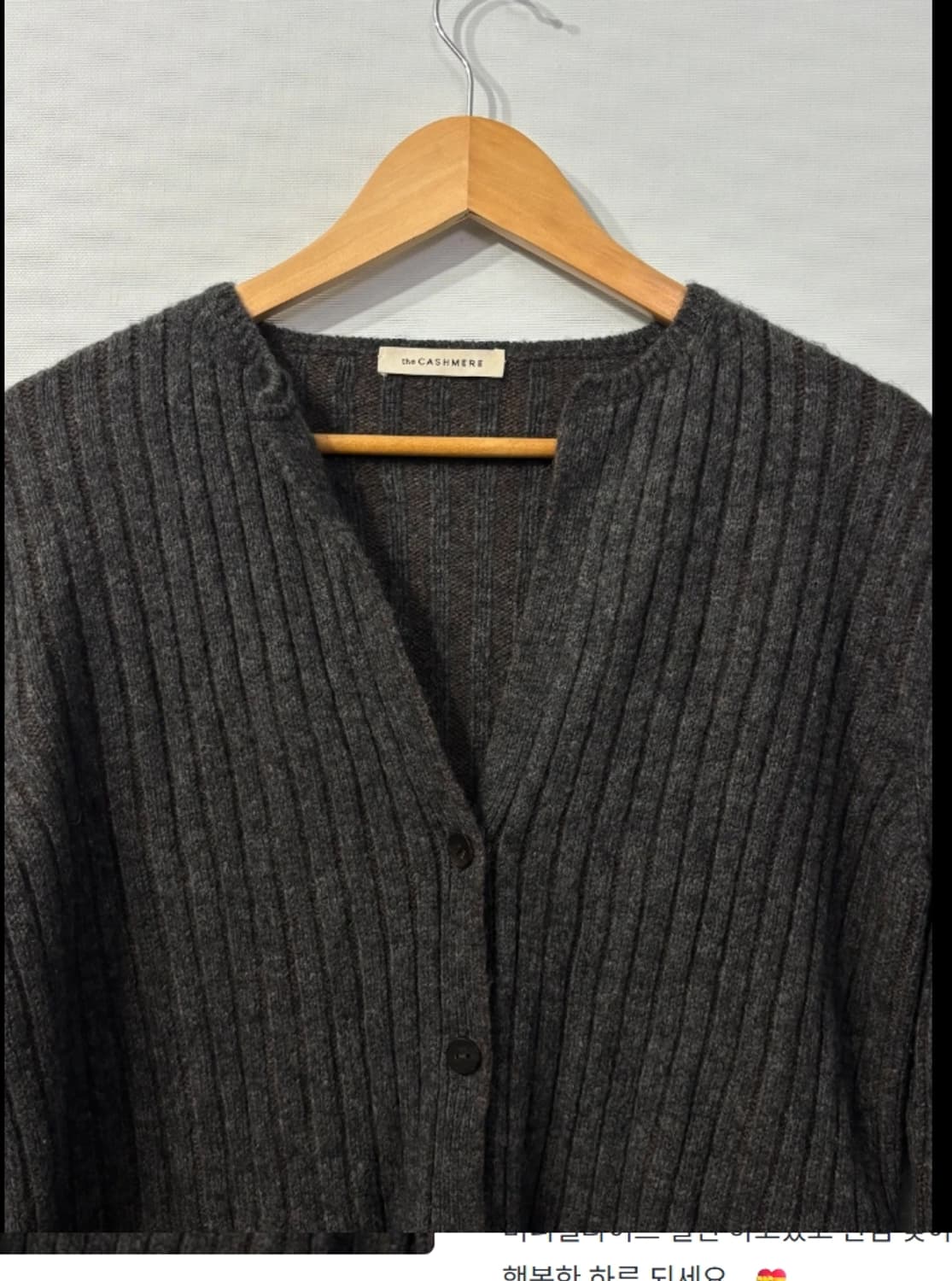 더캐시미어 THE CASHMERE 캐시미어 가디건 Free 상품이미지3