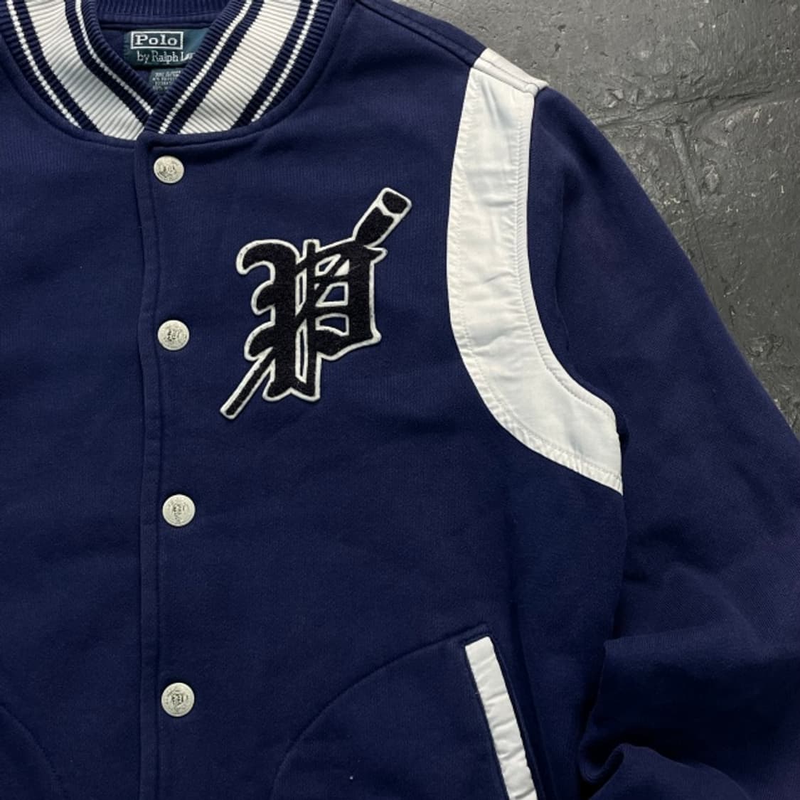 100 폴로 랄프로렌 레터맨 바시티 자켓 상품이미지2
