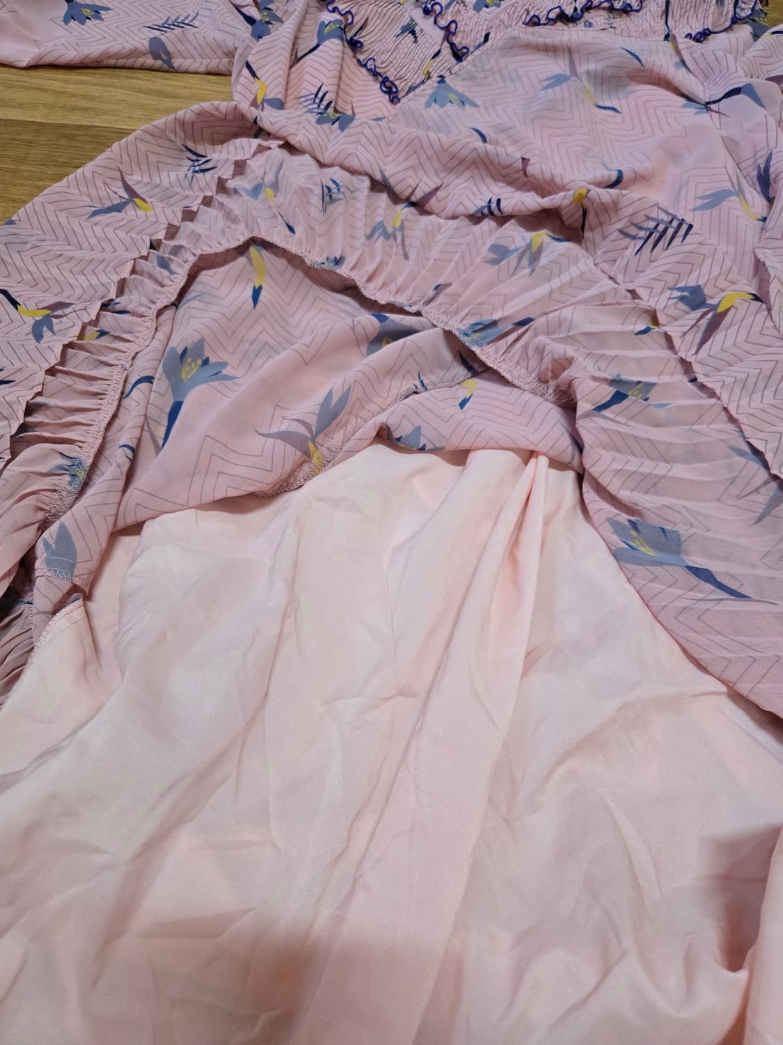 오앨 인디핑크 쉬폰 원피스(새상품) 상품이미지8