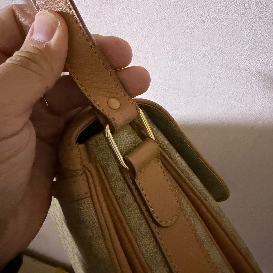 빈티지 셀린느 스퀘어 트리오페 크로스백 상품이미지8