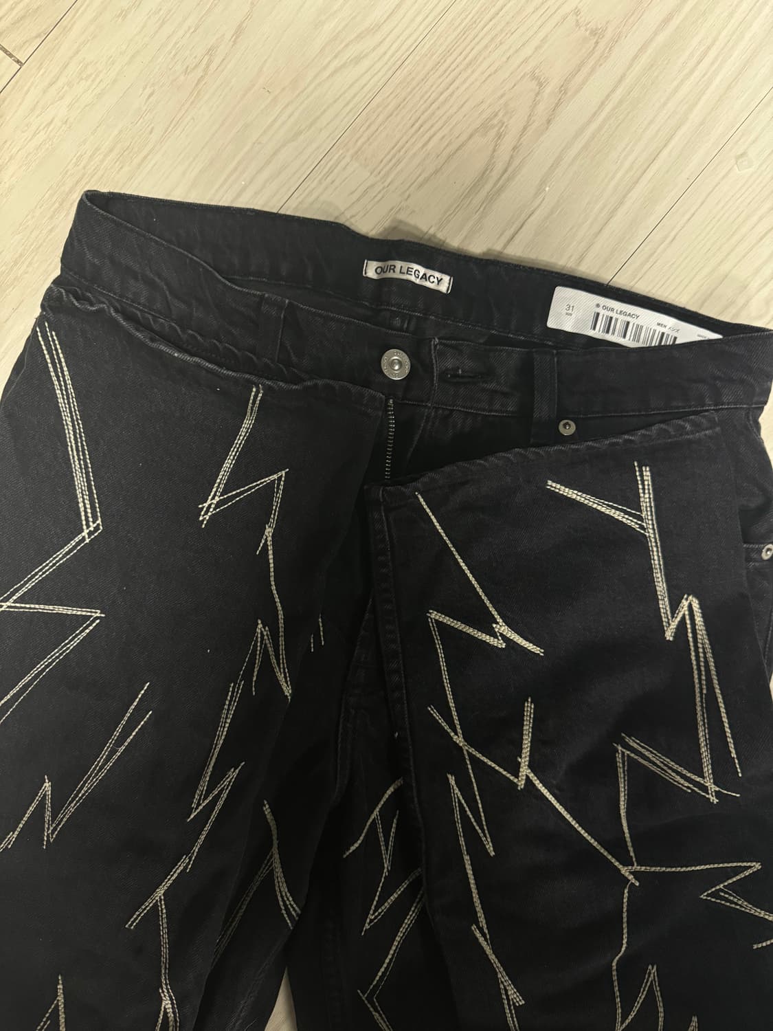 Ourlegacy 지그재그 진 상품이미지2