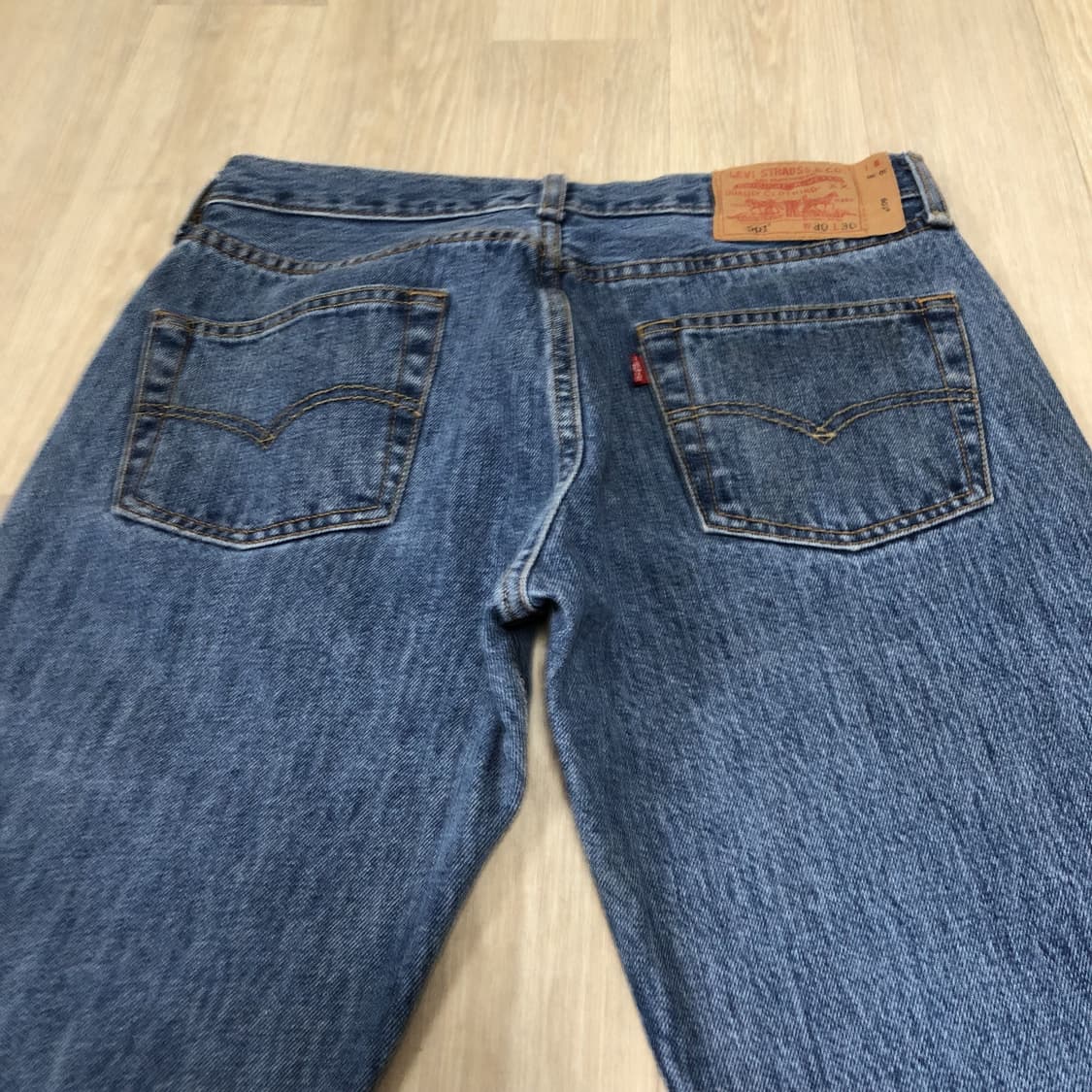 (29) 리바이스 Levi's 501 연청 스트레이트핏 데님 상품이미지7