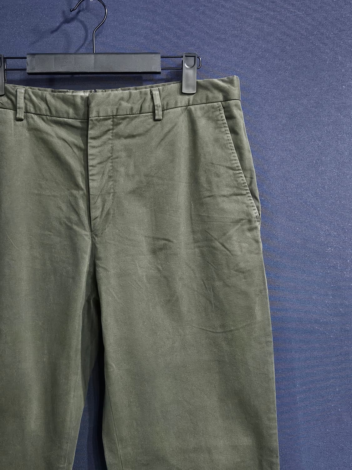 폴로 랄프로렌 다크카키 남성 허리 32 면바지  상품이미지4