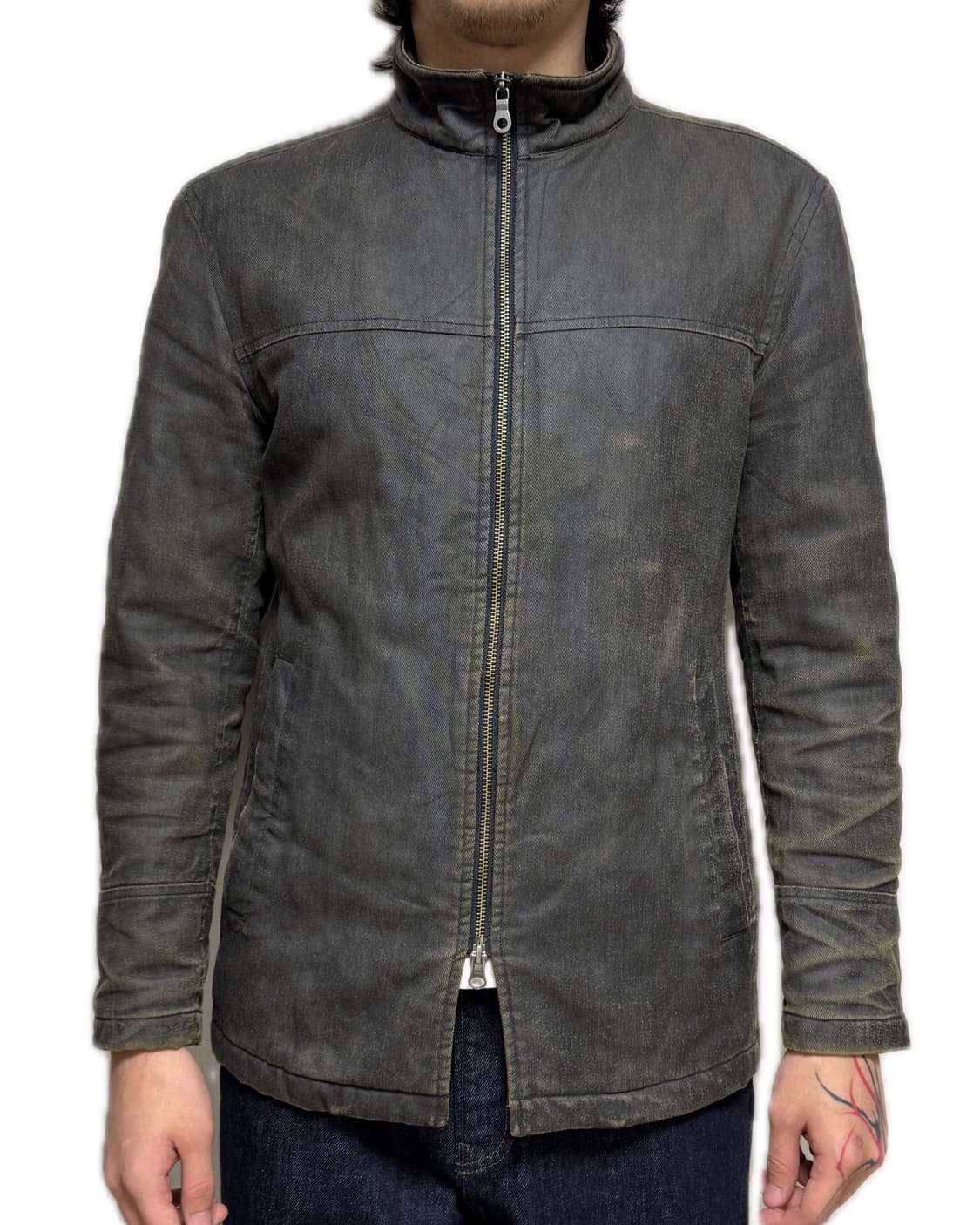 니콜클럽포맨 바이커 레더 자켓 상품이미지2