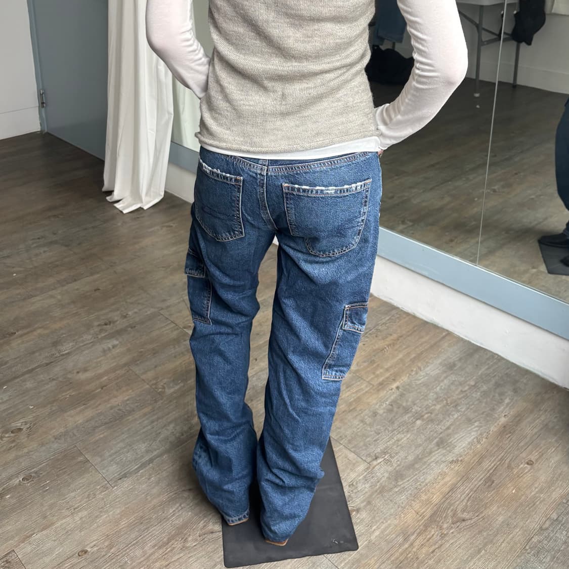 American Eagle 로우라이즈 배기 데님 상품이미지1