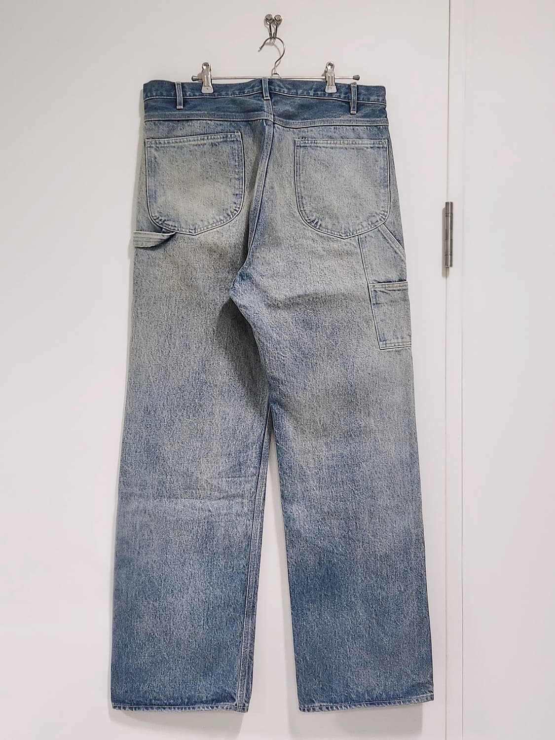 4) 오라리 셀비지 페이디드 헤비 페인터 팬츠 aw24 상품이미지3