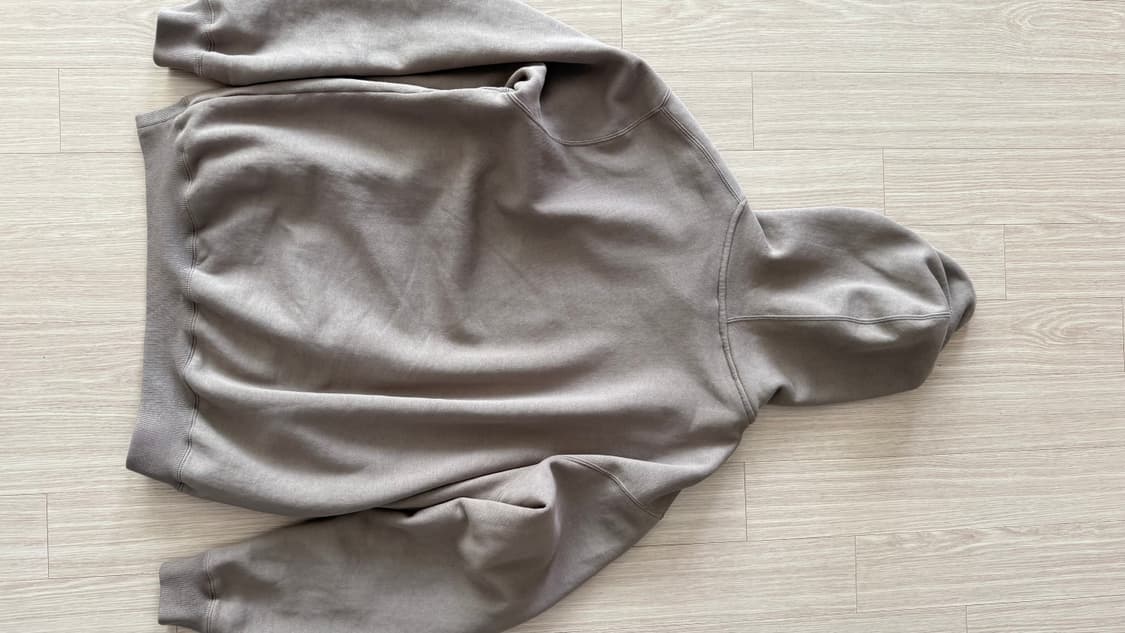 오라리 24fw 스무스소프트 스웻 풀오버 파카 상품이미지3