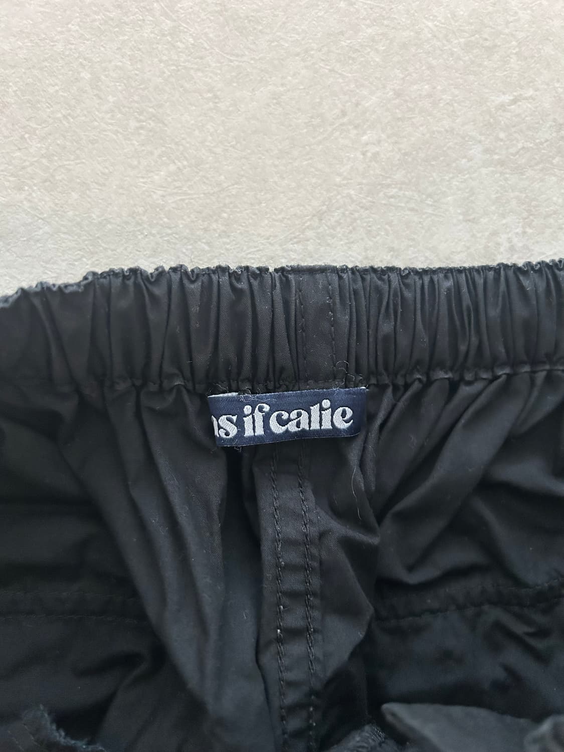 에즈이프캘리 르세라핌 카고바지 블랙 상품이미지2