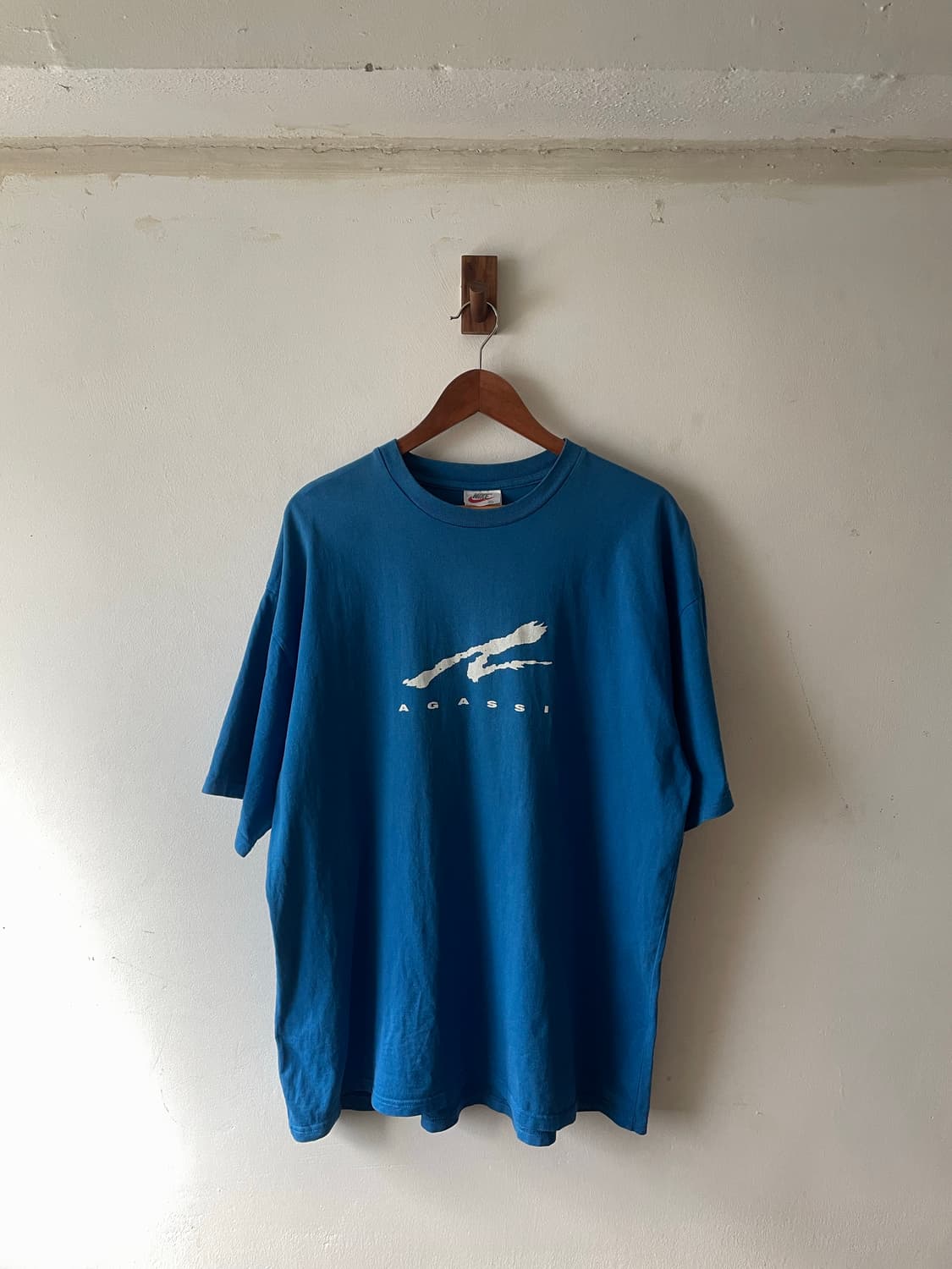 90's Vintage Nike Agassi T-shirt 상품이미지2