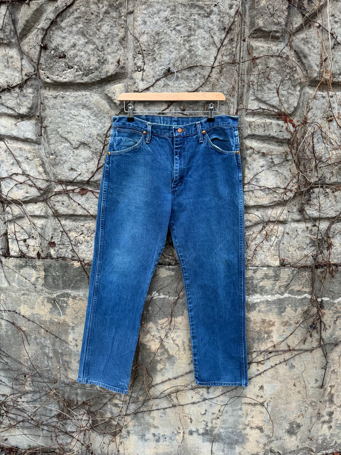 90s 랭글러 usa 빈티지 13mwz 카우보이컷 웨스턴 데님 팬츠 상품이미지1
