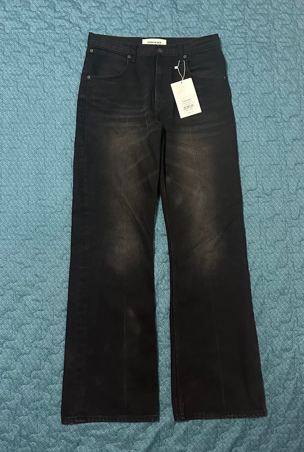 [30] 토니웩 플레어 레그 데님 진 블랙 상품이미지2