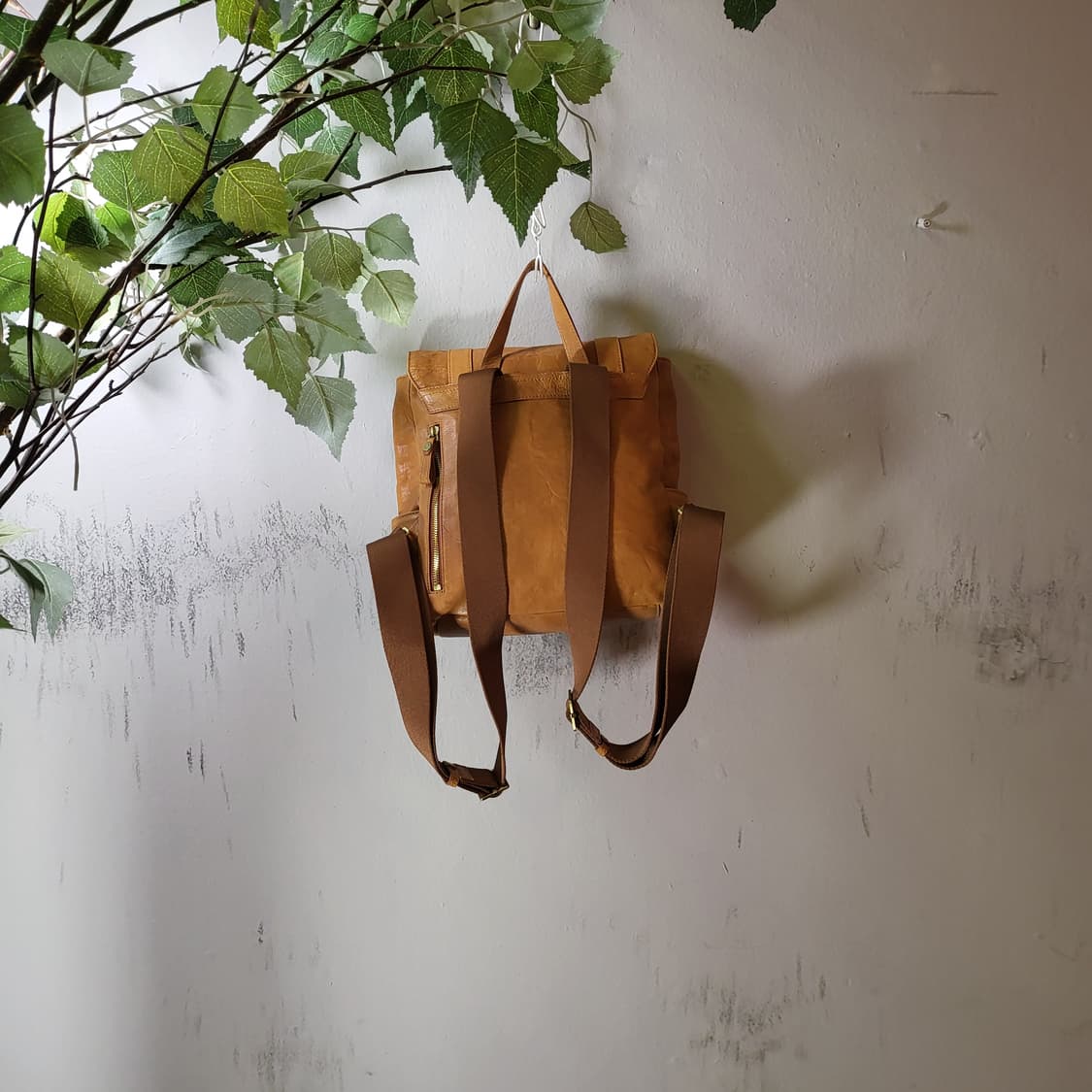 몽삭 레더 백팩 상품이미지6