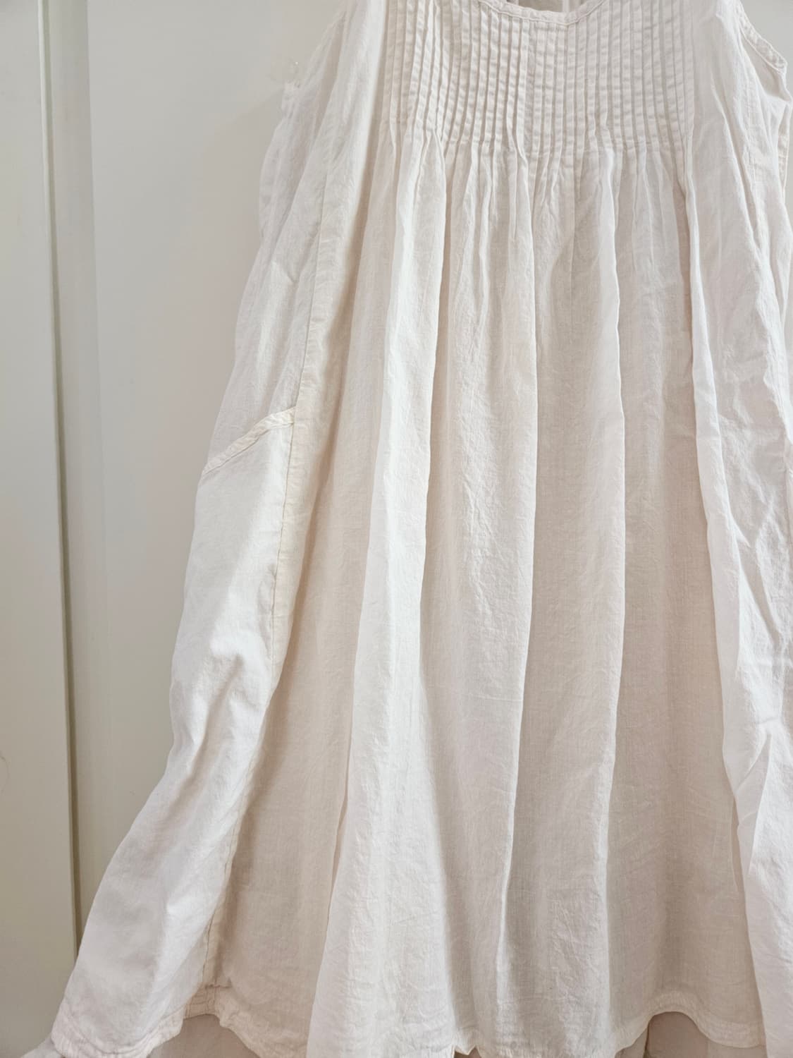 빈티지 레이어드 슬리브리스 원피스 상품이미지5