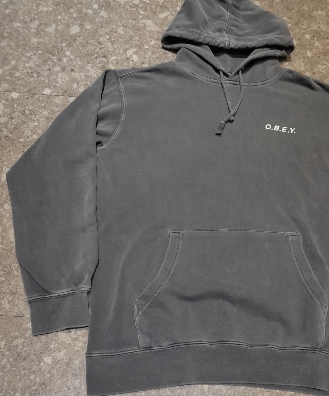 💥오베이 피그먼트다잉 후드 (M)
 상품이미지4