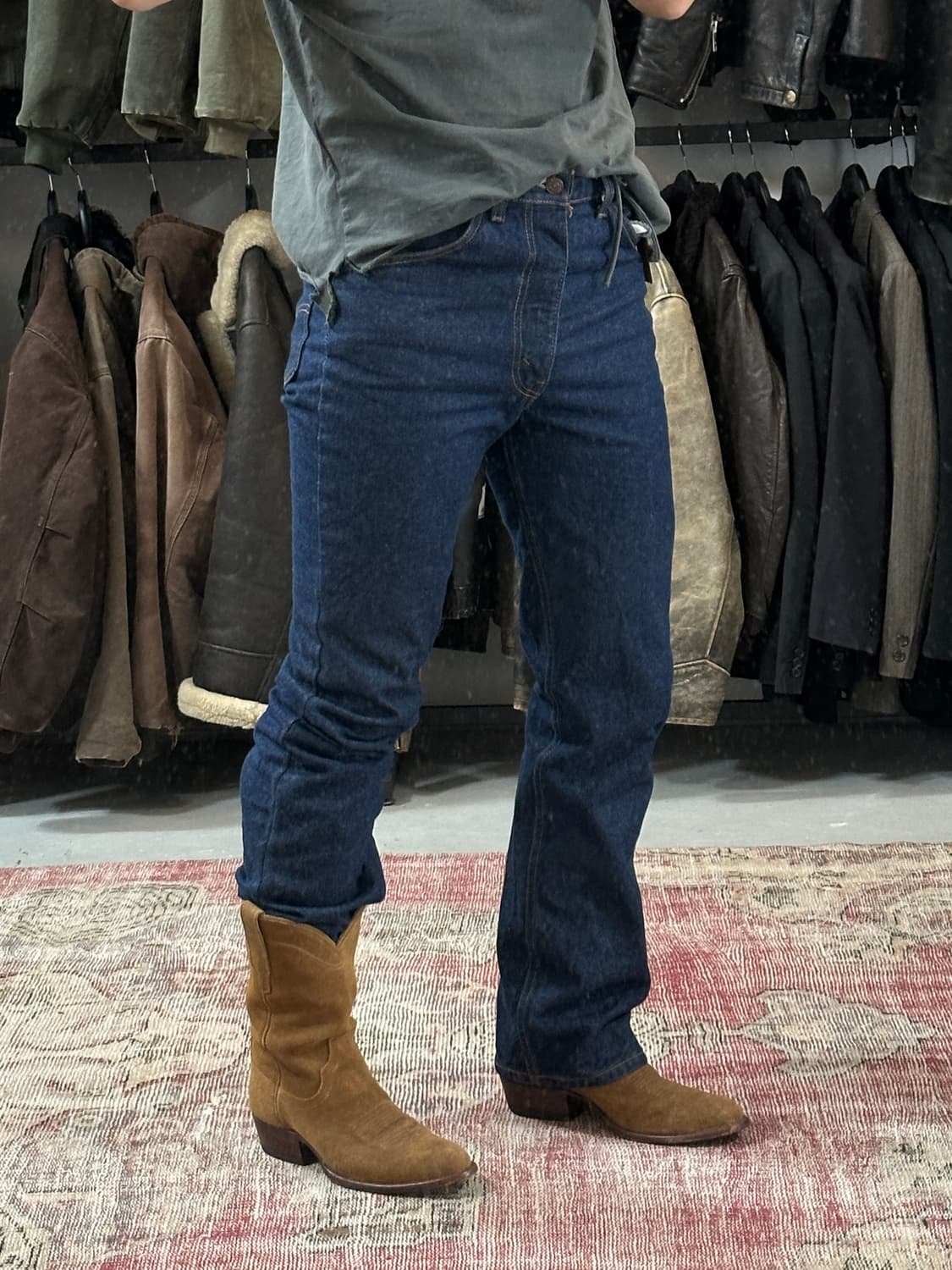 테코바스 죠니 스웨이드 웨스턴 부츠 카우보이 부츠 상품이미지2