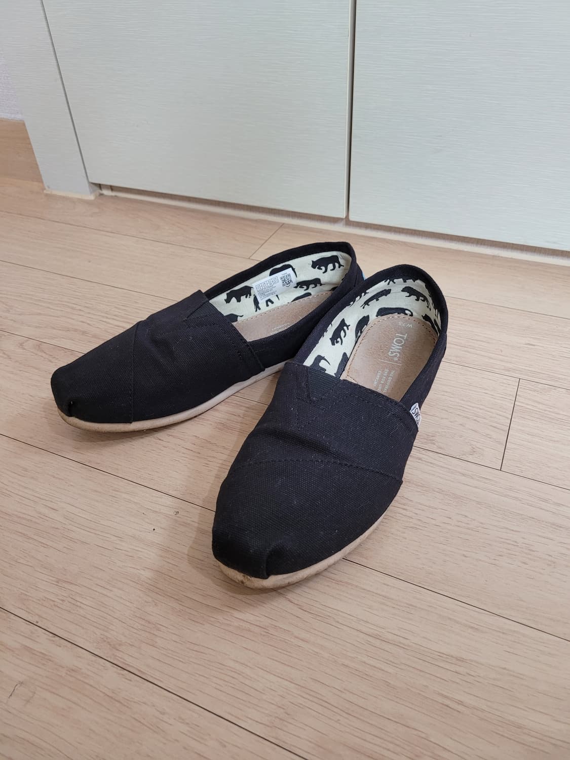 탐스 TOMS 알파가타 캔버스 슬립온 245 블랙 상품이미지1