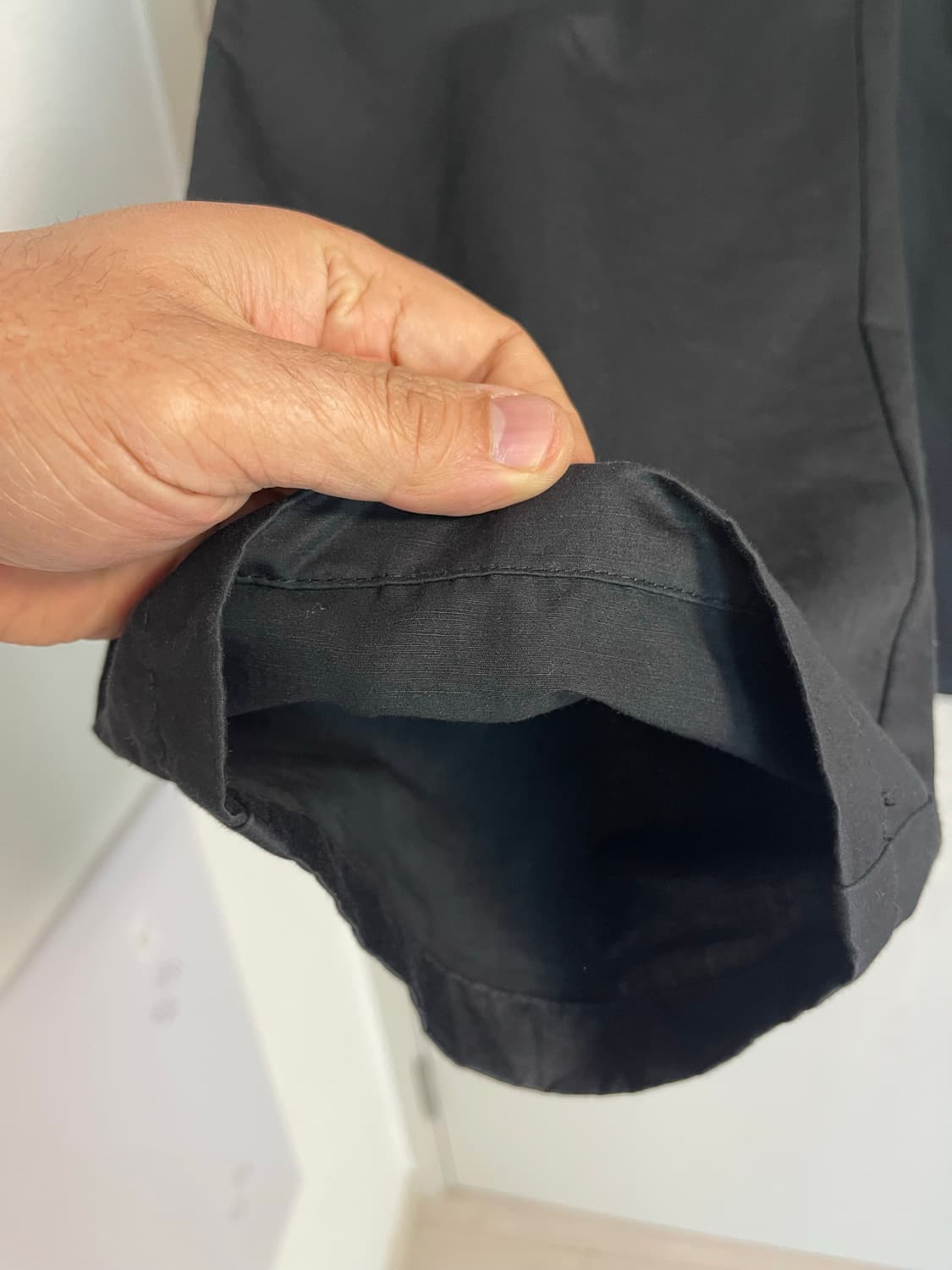 2025 SS 포터리 투플리츠 와이드 팬츠 블랙 1 상품이미지3