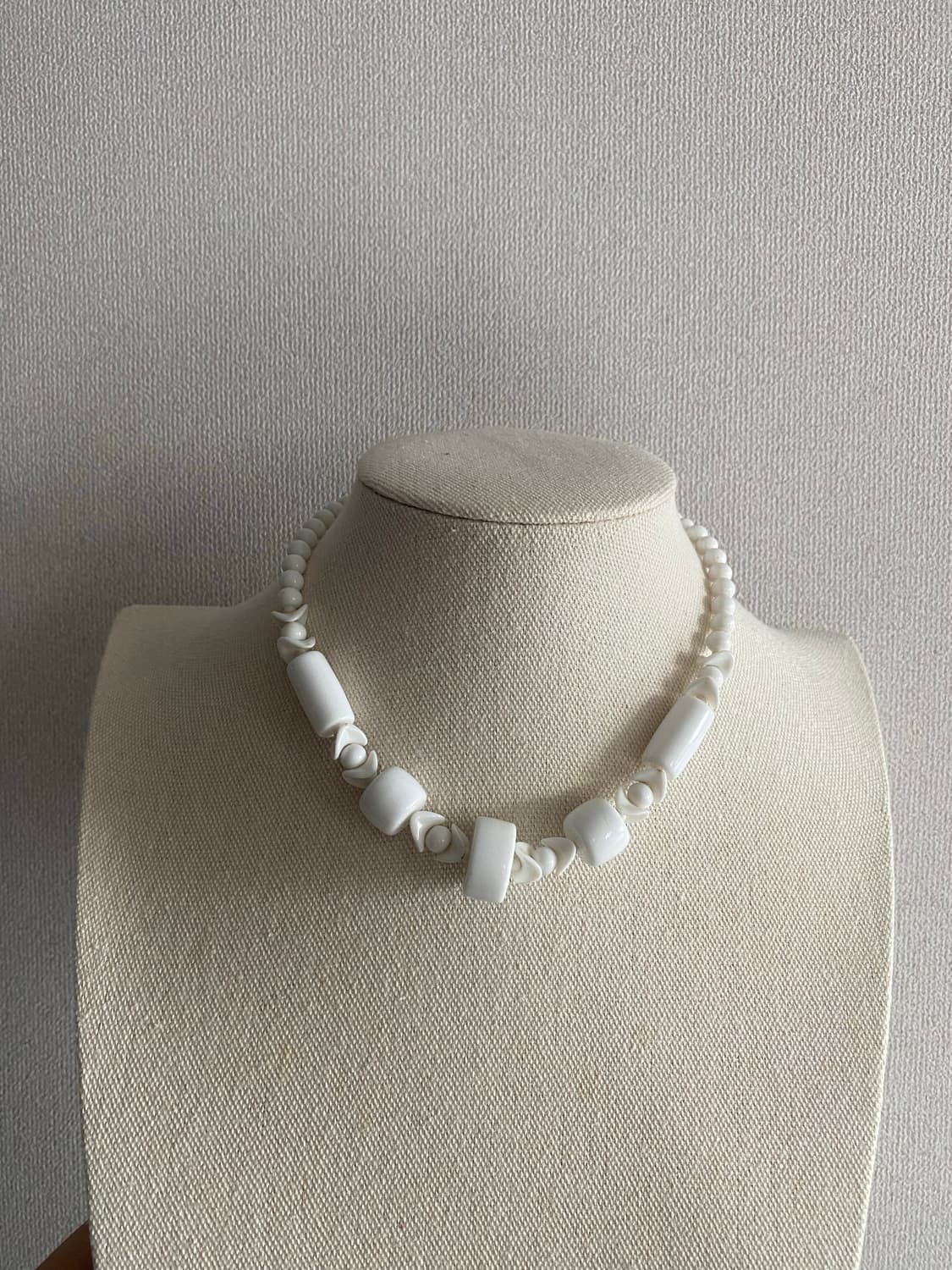 빈티지 비즈 화이트 목걸이 y2k 페어리 키치 상품이미지7