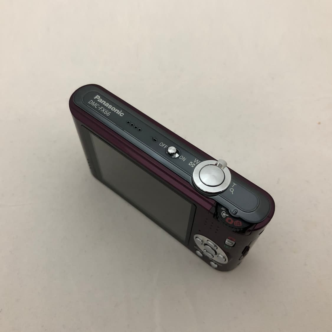 파나소닉 루믹스 Lumix DMC-FX66 빈티지 디카 와인컬러  상품이미지3