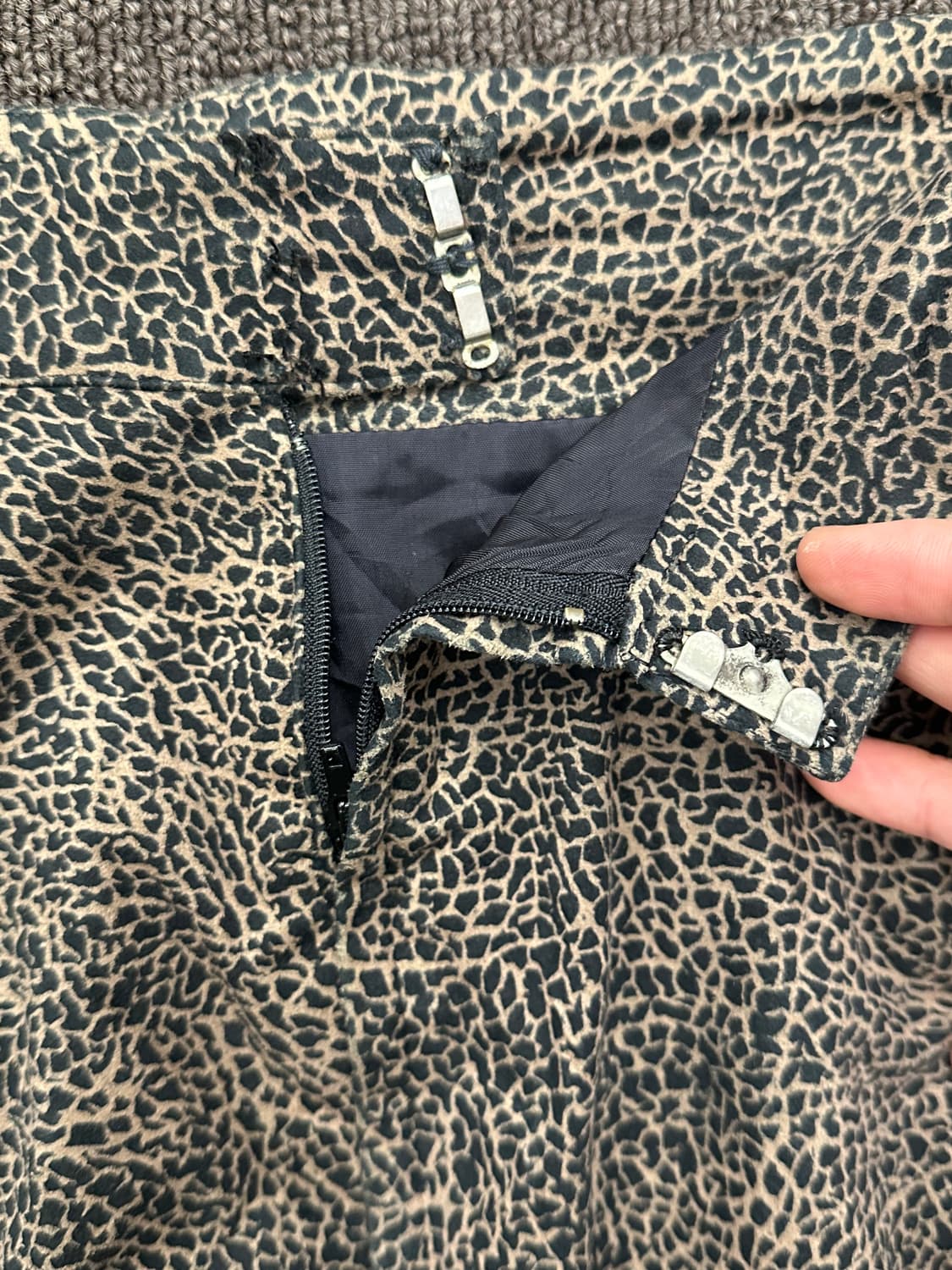 44)Japanese vintage 레오파드 레이어드 미디 스커트 상품이미지7