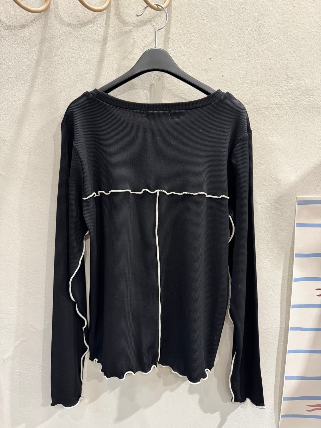 japan vintage 라이닝 골지 티셔츠 상품이미지5