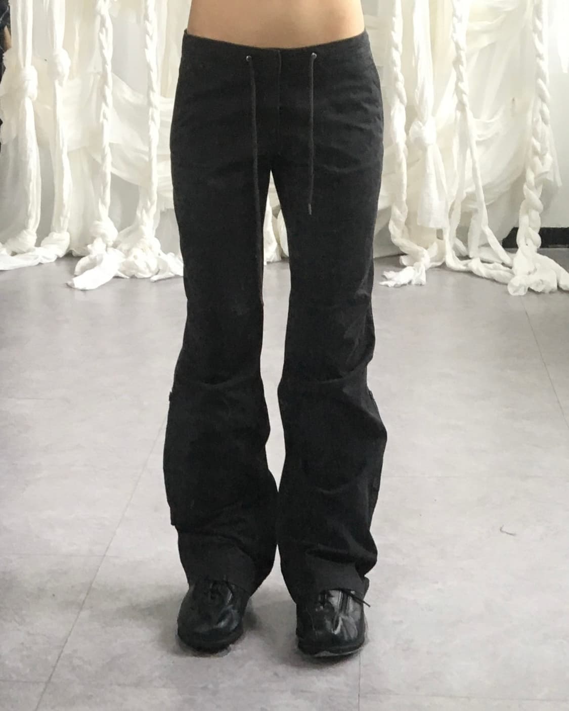 Black cotton pants 상품이미지9