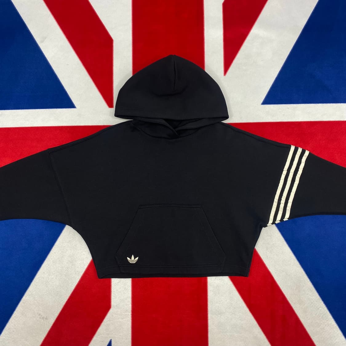 아디다스 오버핏 크롭 후드티 XS 실측 여성66 상품이미지3