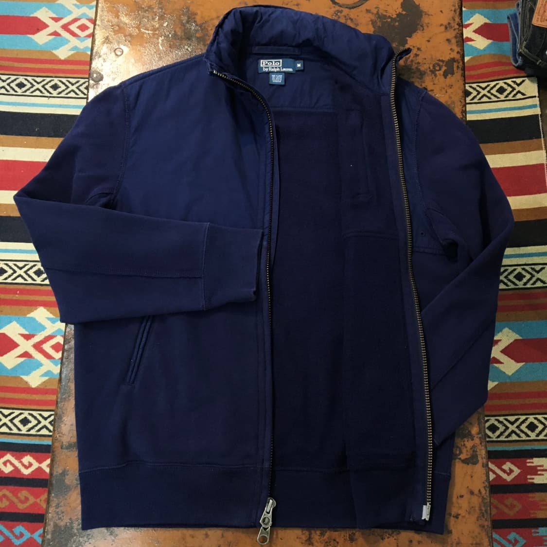 폴로랄프로렌 네이비 투웨이 집업 져지 자켓 남성 105 사이즈 상품이미지5