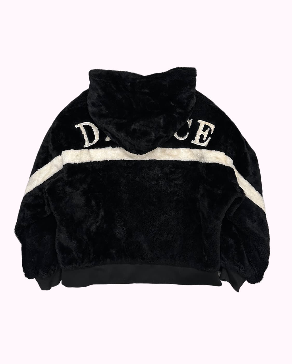 lettering fur hood jacket 상품이미지5