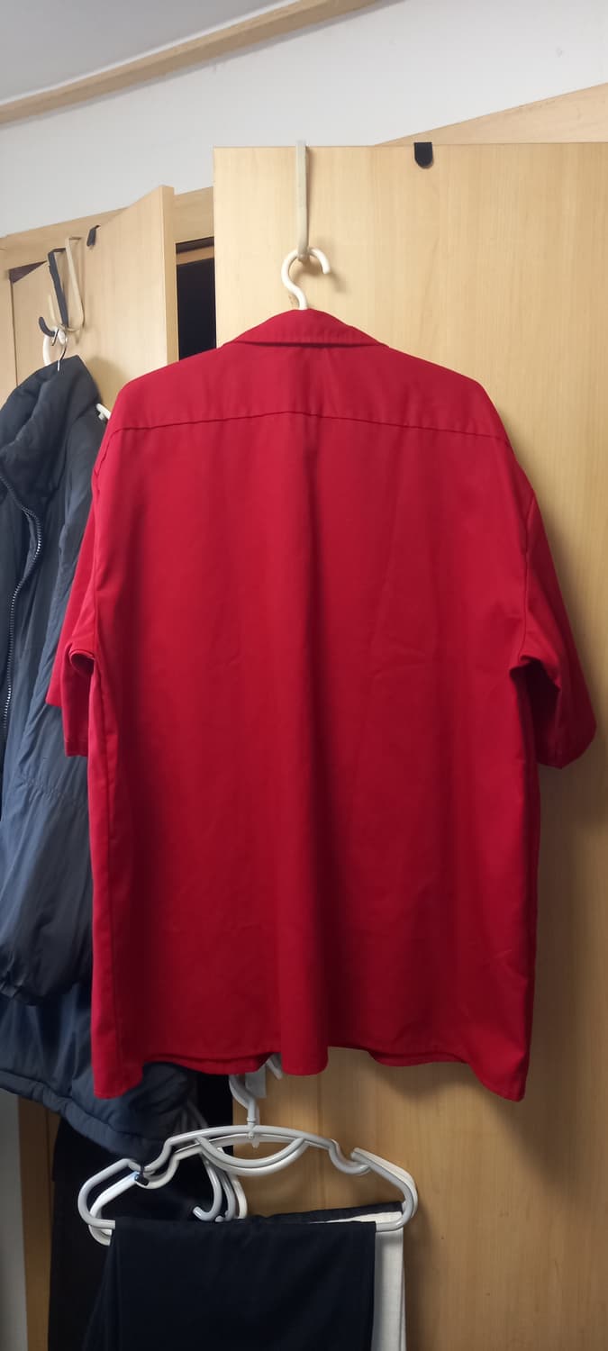 디키즈 1574 반팔 워크셔츠 잉글리쉬 레드 2XL 상품이미지6